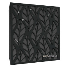 Ecosound Petal Plastic Black Acoustic Panel 50 x 50 cm 53 mm black plastic