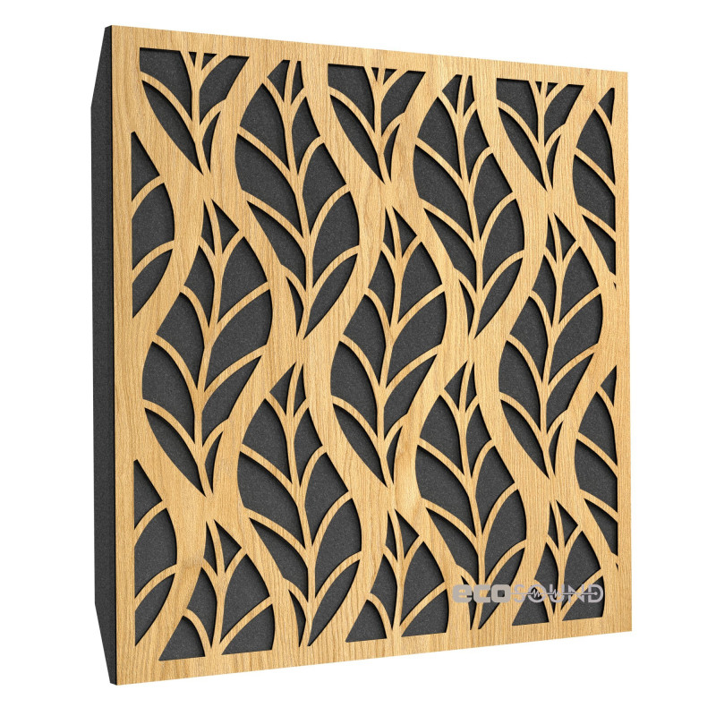 Ecosound Petal Apple-Locarno acoustic panel 50 x 50 cm 53 mm brown