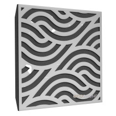 Ecosound Hilsl Plastic White Acoustic Panel 50 x 50 cm 53 mm white plastic