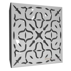 Acoustic panel Ecosound Effect Plastic White 50 x 50 cm 53 mm white plastic 