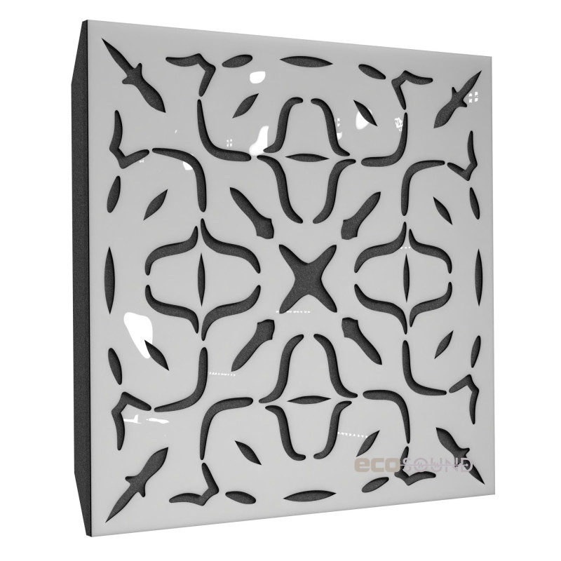 Acoustic panel Ecosound Effect HDF-Black 50 x 50 cm 53 mm black 