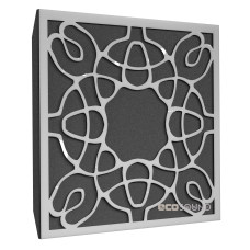 Ecosound Acoustic Plastic White acoustic panel 50 x 50 cm 53 mm white plastic