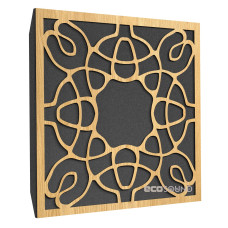 Ecosound Acoustic Sherwood-Oak acoustic panel 50 x 50 cm 53 mm light oak