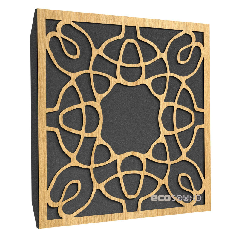 Ecosound Acoustic Wenge acoustic panel 50 x 50 cm 53 mm dark brown