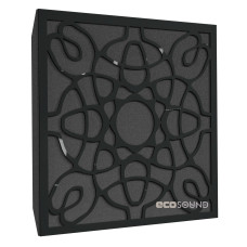 Ecosound Magic Plastic Black acoustic panel 50 x 50 cm 53 mm black plastic
