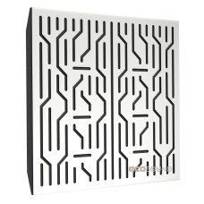 Acoustic panel Ecosound Scheme HDF-White 50 x 50 cm 53 mm white 