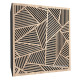 Acoustic panel Ecosound Field Wenge 50 x 50 cm 53 mm dark brown 