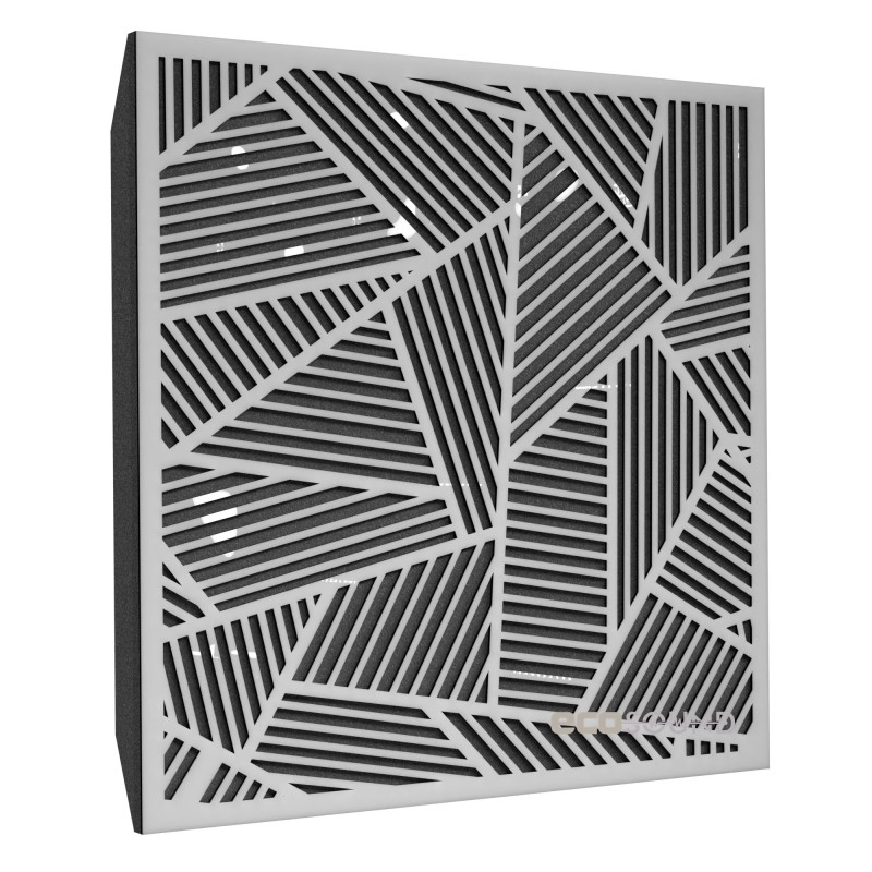 Acoustic panel Ecosound Field Wenge 50 x 50 cm 53 mm dark brown 