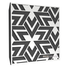 Acoustic panel Ecosound Arrow HDF-White 50 x 50 cm 53 mm white 