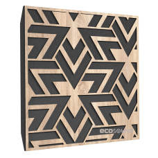 Acoustic panel Ecosound Arrow Lt-Sonoma-Oak 50 x 50 cm 53 mm latte 