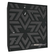Acoustic panel Ecosound Arrow Plastic Black 50 x 50 cm 53 mm black plastic 