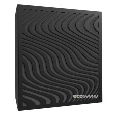 Ecosound Sand HDF-Black acoustic panel 50 x 50 cm 53 mm black
