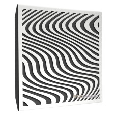 Acoustic panel Ecosound Sand HDF-White 50 x 50 cm 53 mm white