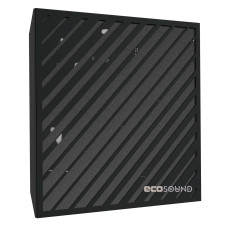 Acoustic panel Ecosound Simple-Line Plastic Black 50 x 50 cm 53 mm black plastic 