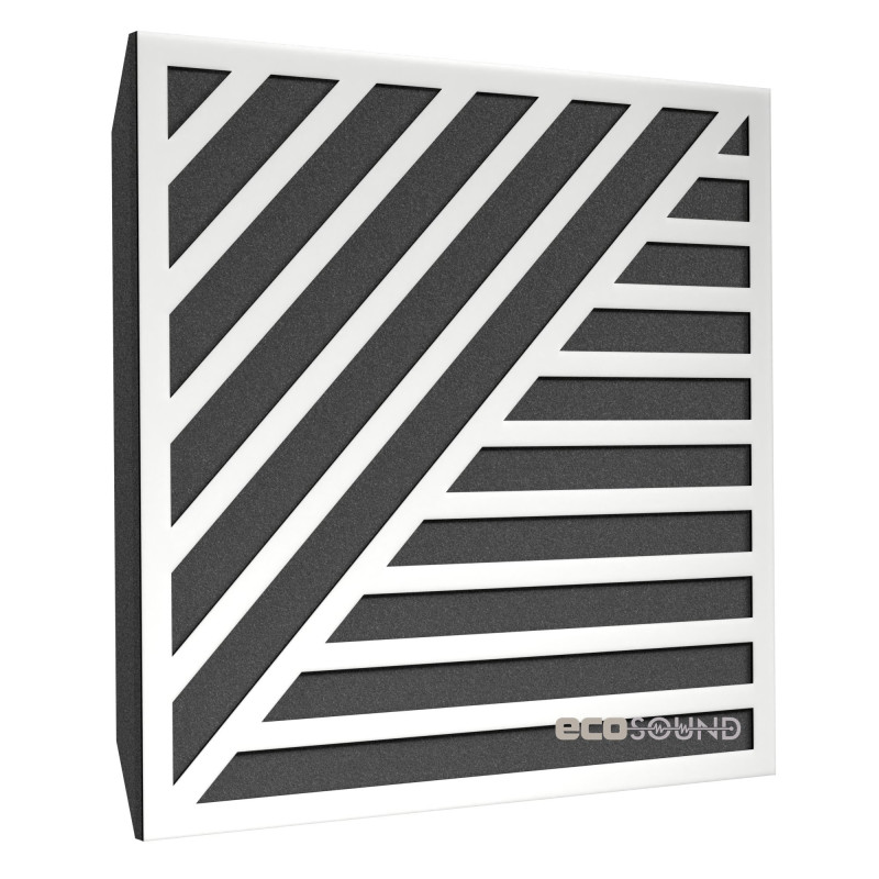 Ecosound Band Plastic Red Acoustic Panel 50 x 50 cm 73 mm red plastic