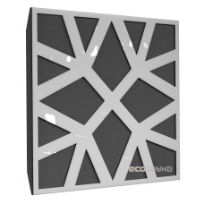 Ecosound Snowflake Plastic White Acoustic Panel 50 x 50 cm 73 mm white plastic