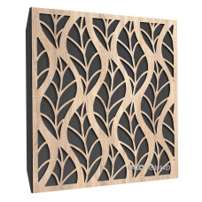 Ecosound Petal Lt-Sonoma-Oak acoustic panel 50 x 50 cm 73 mm latte