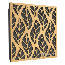Ecosound Petal Sherwood-Oak acoustic panel 50 x 50 cm 73 mm light oak