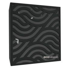 Ecosound Hilsl Plastic Black Acoustic Panel 50 x 50 cm 73 mm black plastic