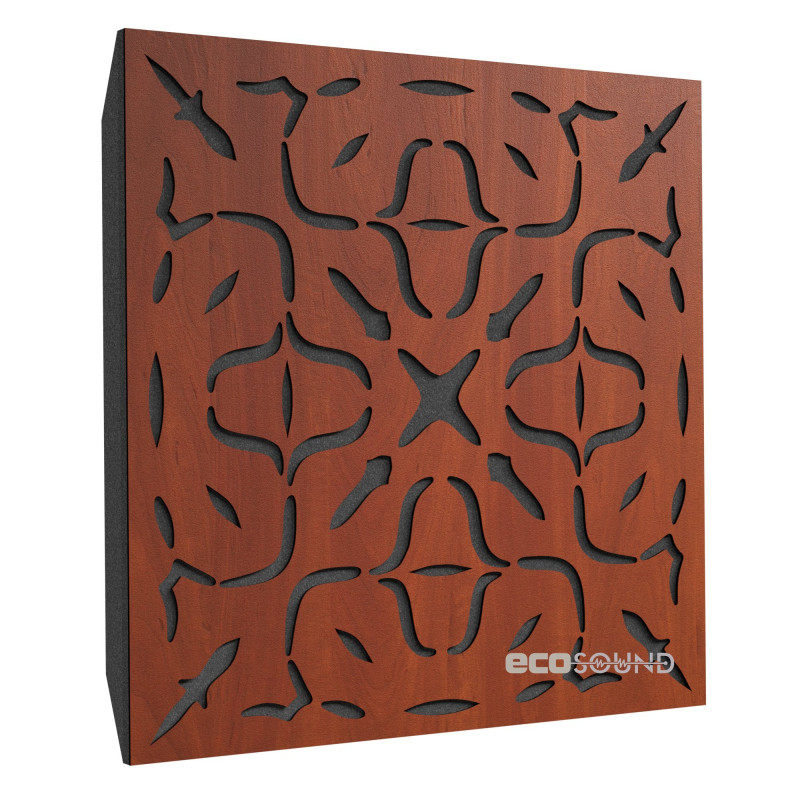 Acoustic panel Ecosound Effect HDF-Black 50 x 50 cm 73 mm black 