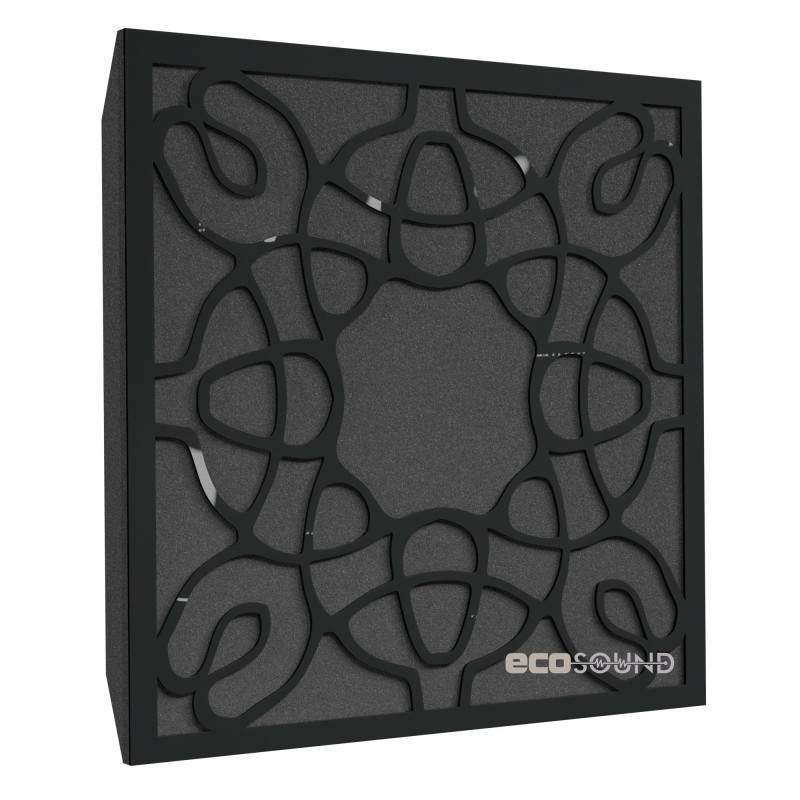 Ecosound Acoustic Wenge acoustic panel 50 x 50 cm 73 mm dark brown