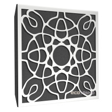 Acoustic panel Ecosound Magic HDF-White 50 x 50 cm 73 mm white