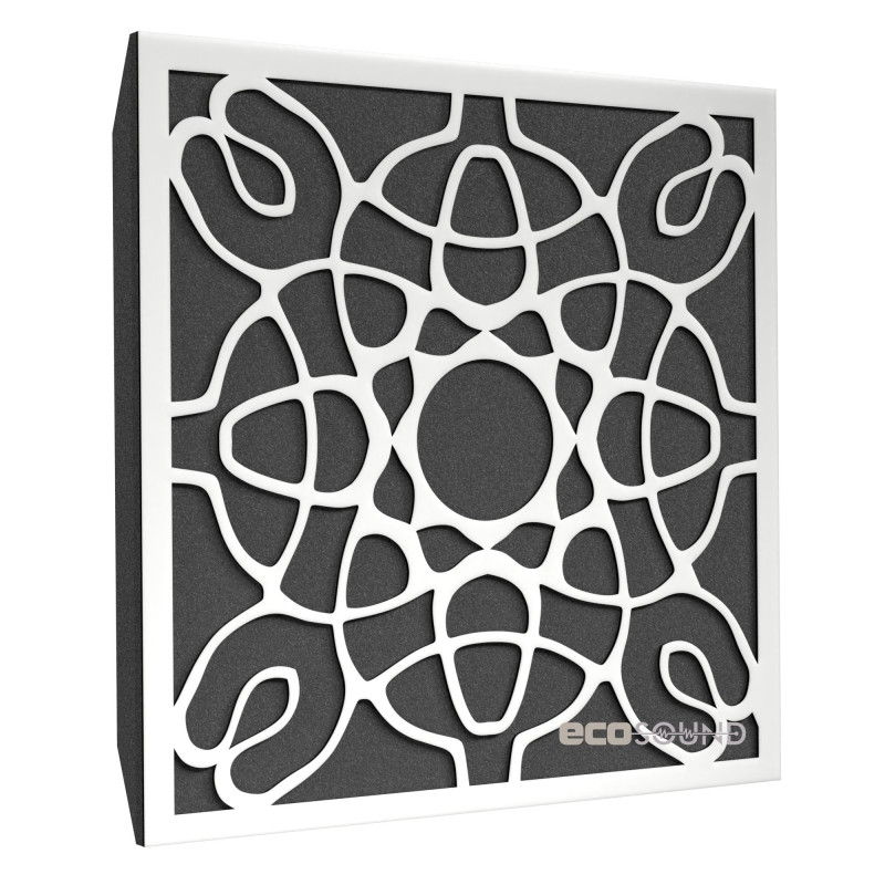 Ecosound Magic Plastic Black acoustic panel 50 x 50 cm 73 mm black plastic