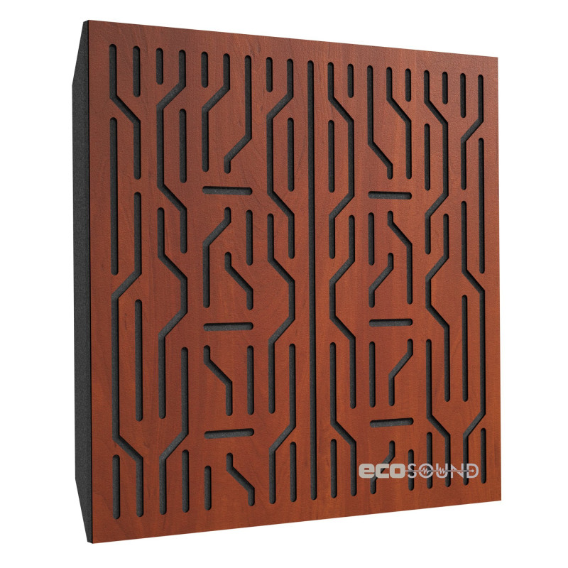 Acoustic panel Ecosound Scheme Plastic Red 50 x 50 cm 73 mm red plastic 