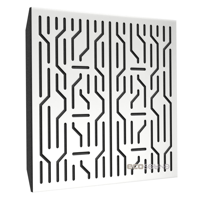 Acoustic panel Ecosound Scheme Plastic Red 50 x 50 cm 73 mm red plastic 