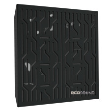 Acoustic panel Ecosound Scheme Plastic Black 50 x 50 cm 73 mm black plastic 