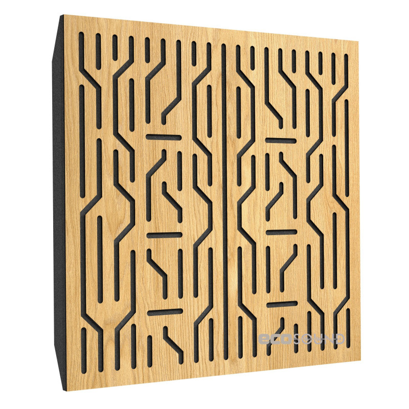 Acoustic panel Ecosound Scheme Plastic Red 50 x 50 cm 73 mm red plastic 