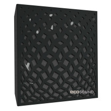 Ecosound Chips Plastic Black Acoustic Panel 50 x 50 cm 73 mm black plastic
