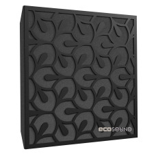 Ecosound Fan HDF-Black acoustic panel 50 x 50 cm 73 mm black