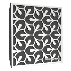Ecosound Fan HDF-White acoustic panel 50 x 50 cm 73 mm white
