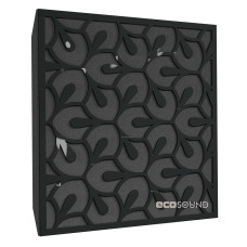 Ecosound Fan Plastic Black Acoustic Panel 50 x 50 cm 73 mm black plastic