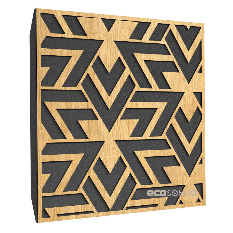 Acoustic panel Ecosound Arrow Plastic Red 50 x 50 cm 73 mm red plastic 