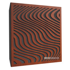 Ecosound Sand Apple-Locarno acoustic panel 50 x 50 cm 73 mm brown