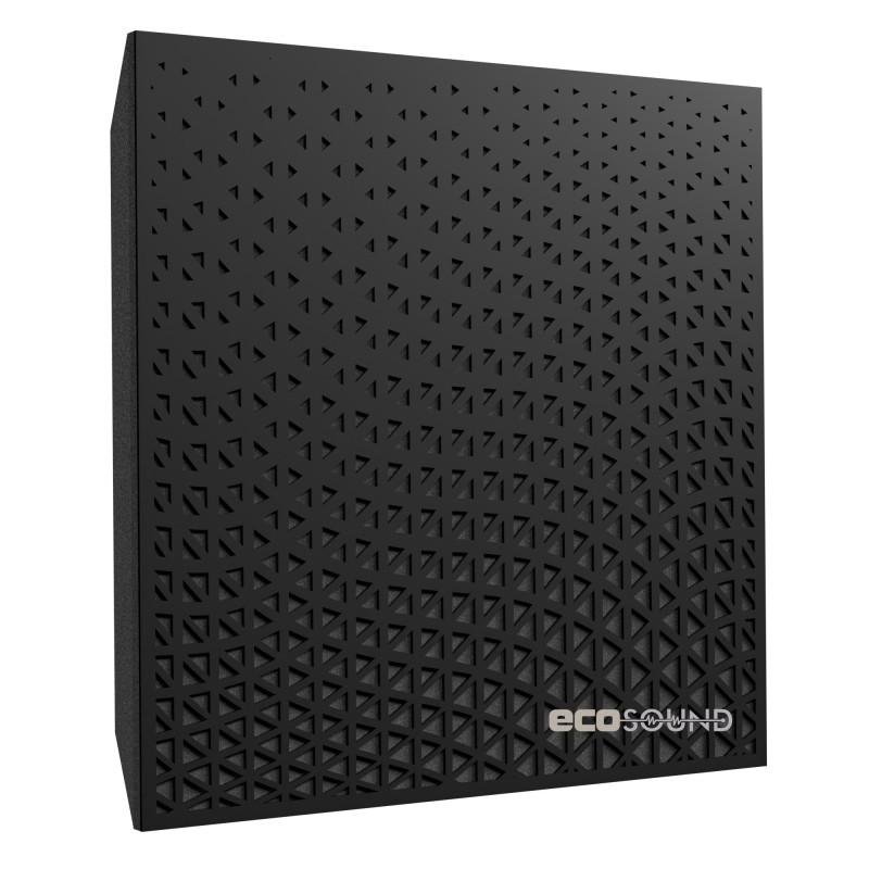 Ecosound Texture Plastic Black Acoustic Panel 50 x 50 cm 73 mm black plastic