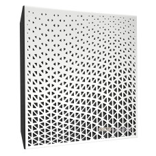 Acoustic panel Ecosound Texture HDF-White 50 x 50 cm 73 mm white
