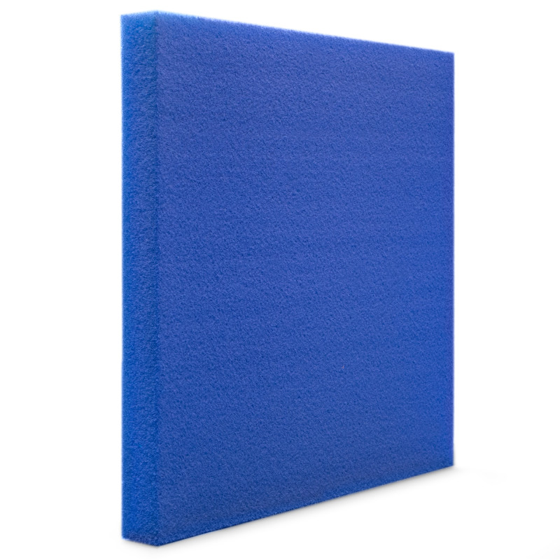 Acoustic foam panel Ecosound Pattern Velvet 60mm, 60x60cm color blue