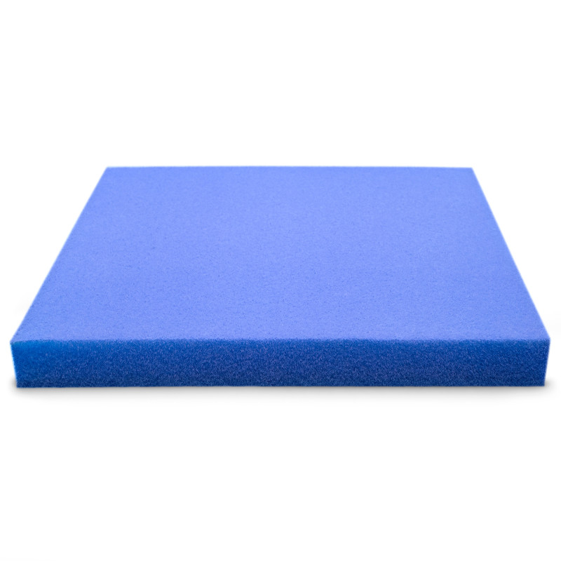 Acoustic foam panel Ecosound Pattern Velvet 60mm, 60x60cm color blue