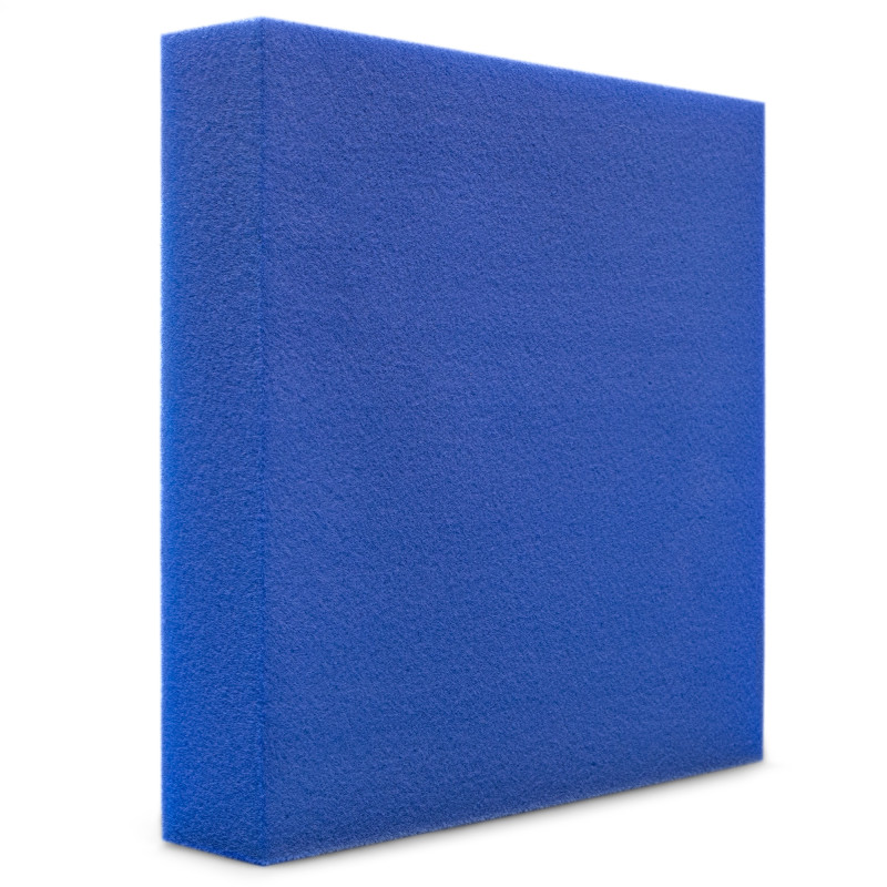 Acoustic foam panel Ecosound Pattern Velvet 60mm, 60x60cm color blue