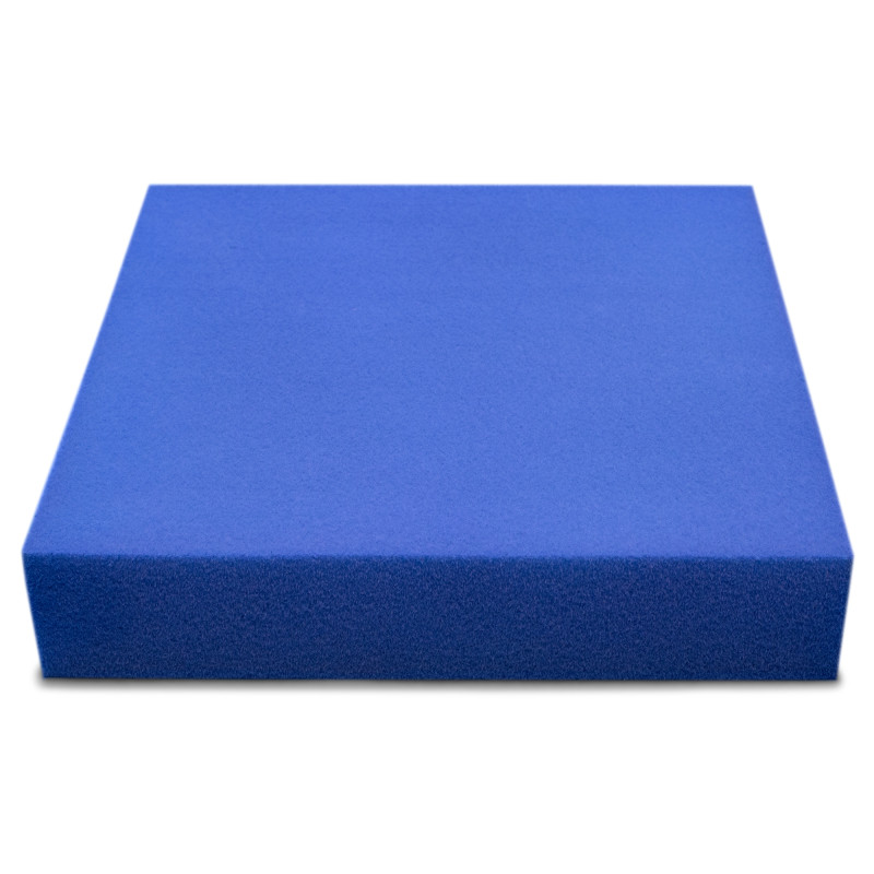 Acoustic foam panel Ecosound Pattern Velvet 60mm, 60x60cm color blue