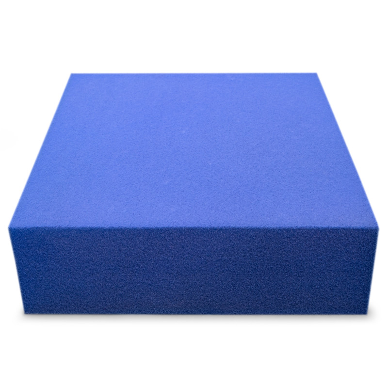 Acoustic foam panel Ecosound Pattern Velvet 60mm, 60x60cm color blue