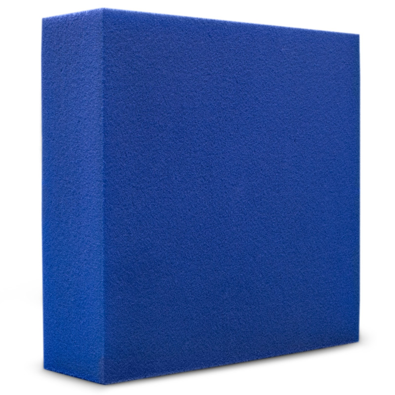 Acoustic foam panel Ecosound Pattern Velvet 60mm, 60x60cm color blue