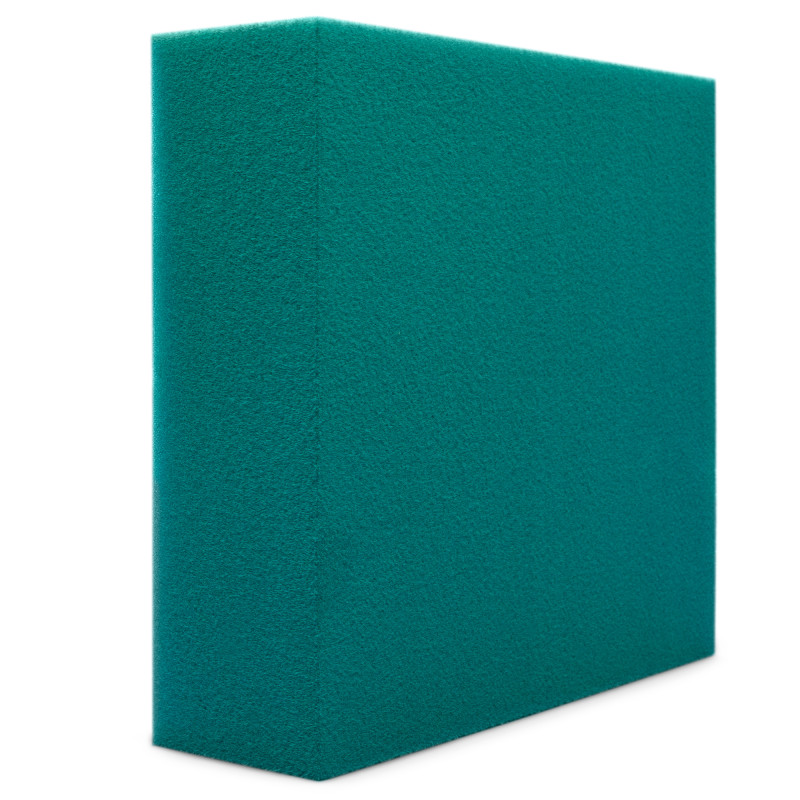 Acoustic foam panel Ecosound Pattern Velvet 60mm, 60x60cm color dark green