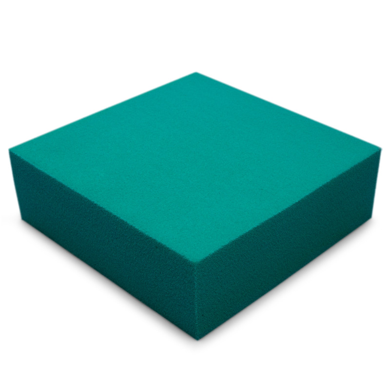 Acoustic foam panel Ecosound Pattern Velvet 60mm, 60x60cm color dark green