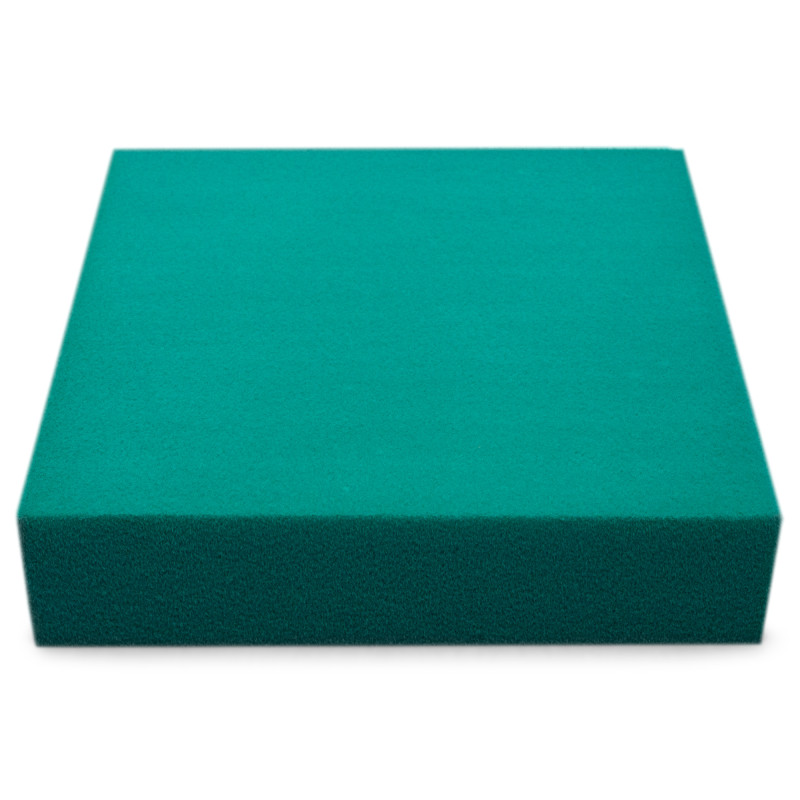 Acoustic foam panel Ecosound Pattern Velvet 60mm, 60x60cm color dark green