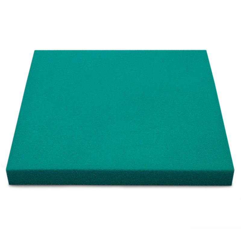 Acoustic foam panel Ecosound Pattern Velvet 60mm, 60x60cm color dark green