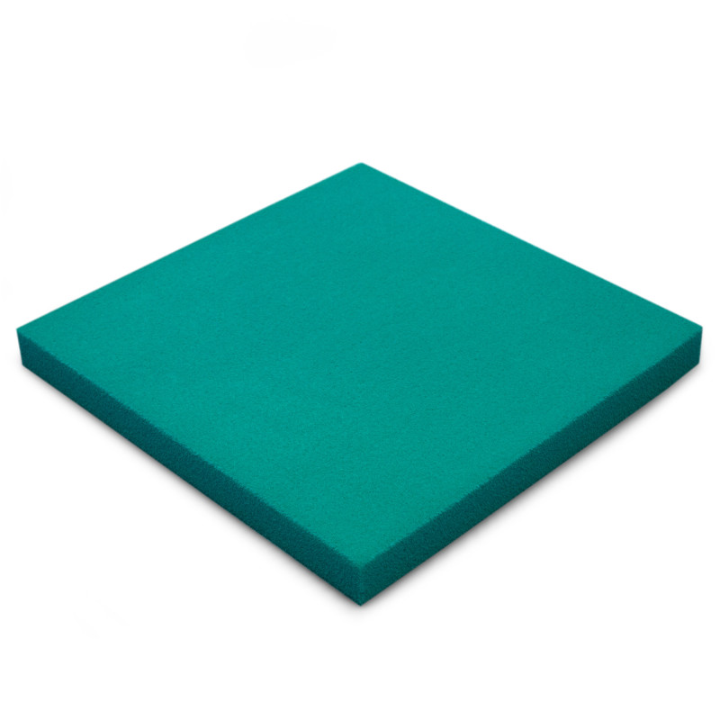 Acoustic foam panel Ecosound Pattern Velvet 60mm, 60x60cm color dark green